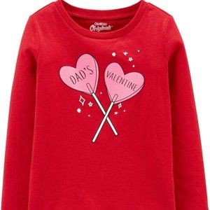 OSHKOSH Girl Valentine's Originals Graphic Tee 12M